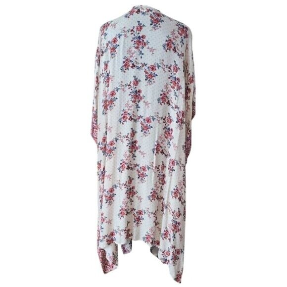 Altar'd State Mimi Pink Floral Kimono - Picture 6 of 8